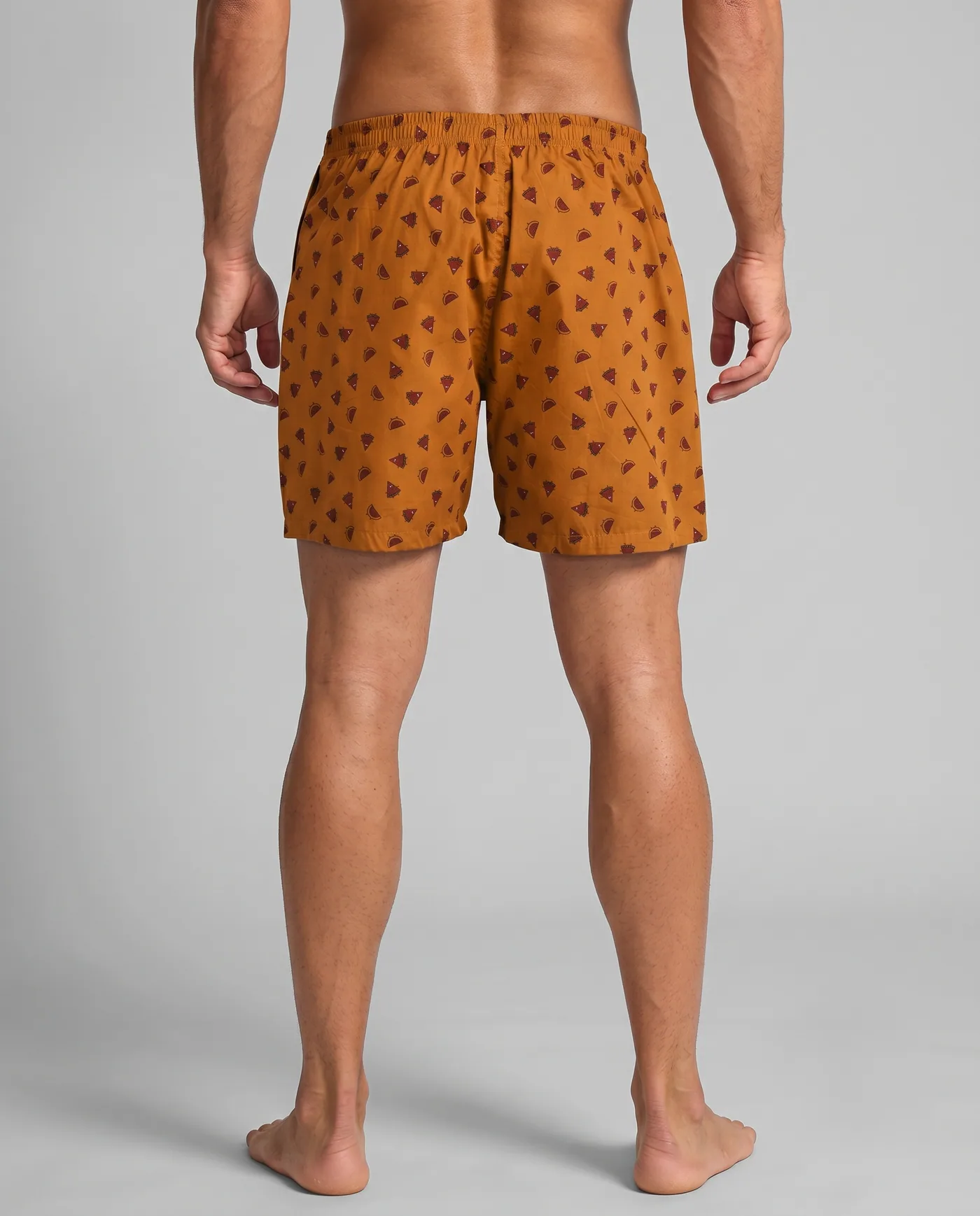 Amber Acorn printed boxer shorts, back view