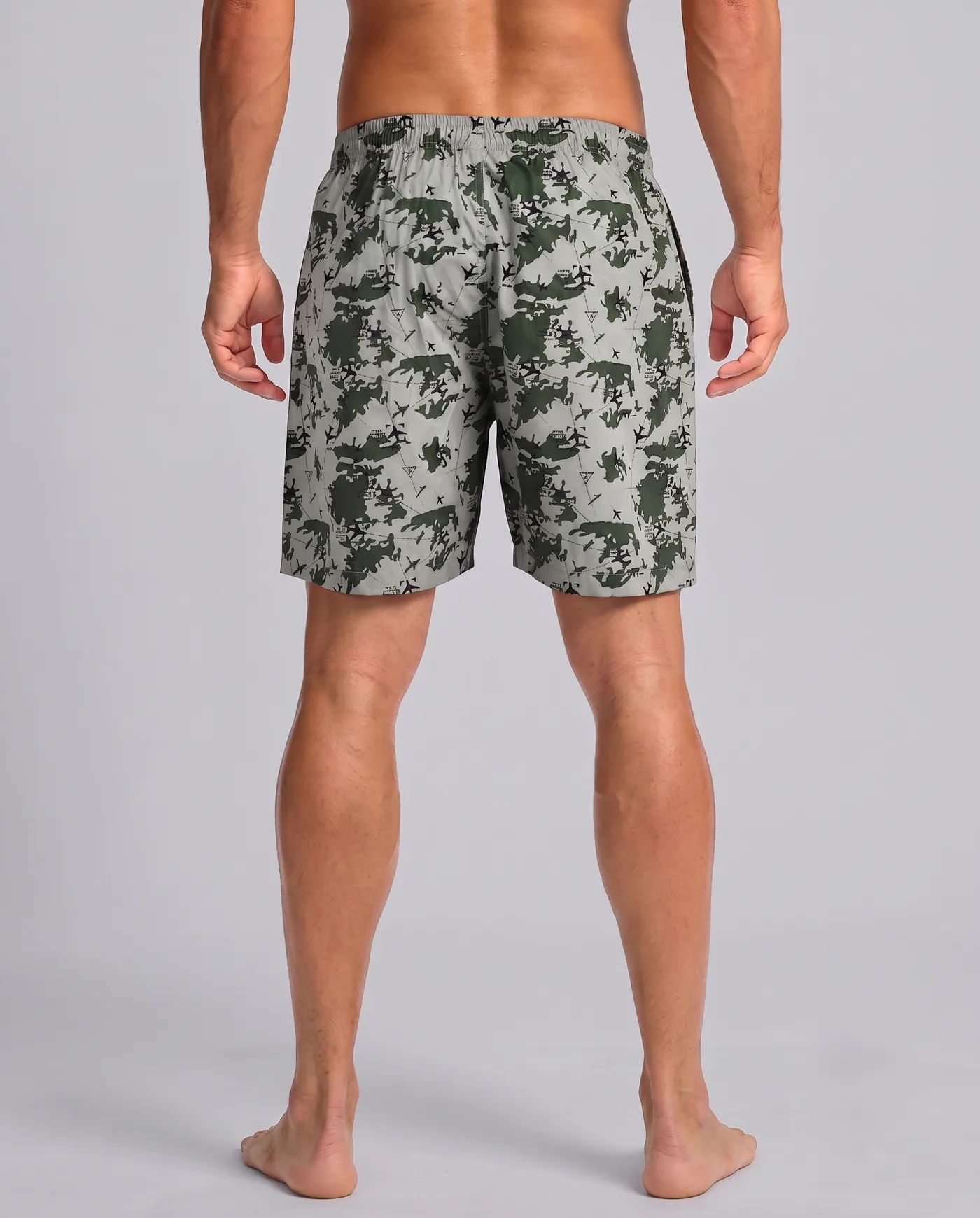 Recon Aero Camo printed boxer shorts, back view